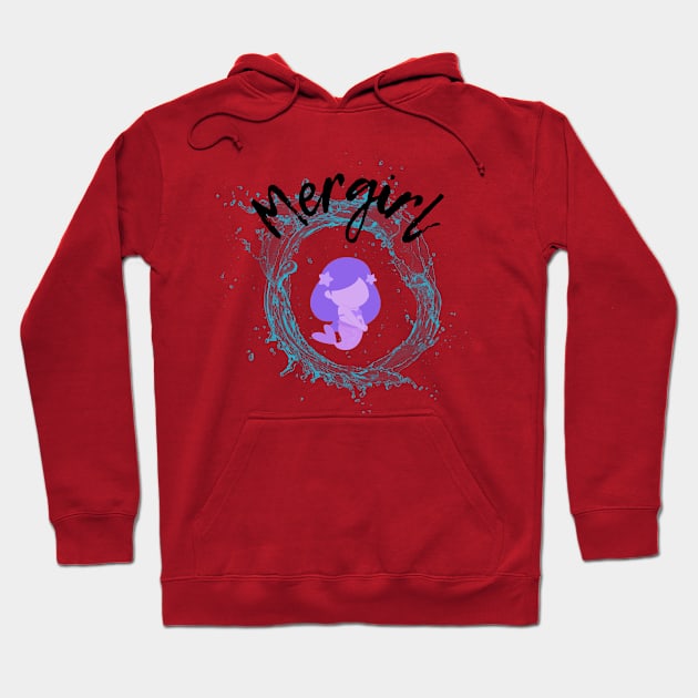 Merfamily- Girl Hoodie by Life.Omg